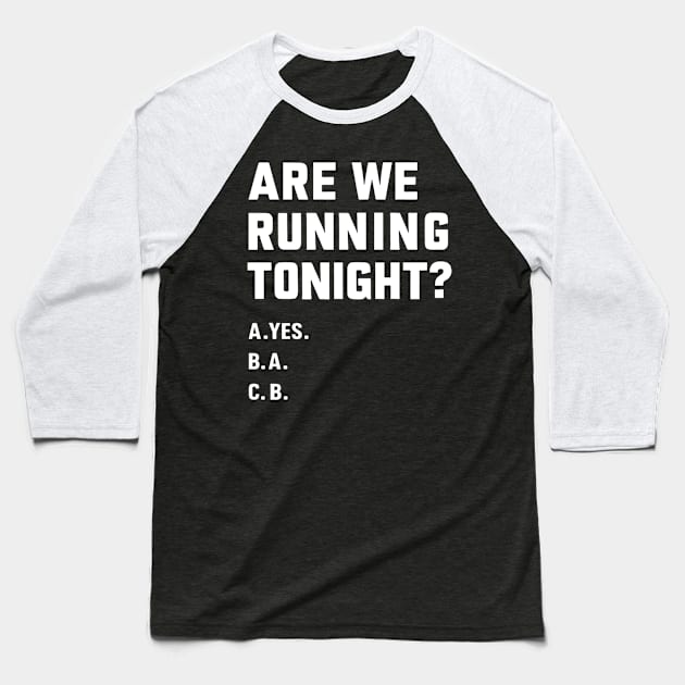 Funny Running Team Runner Baseball T-Shirt by TopTees